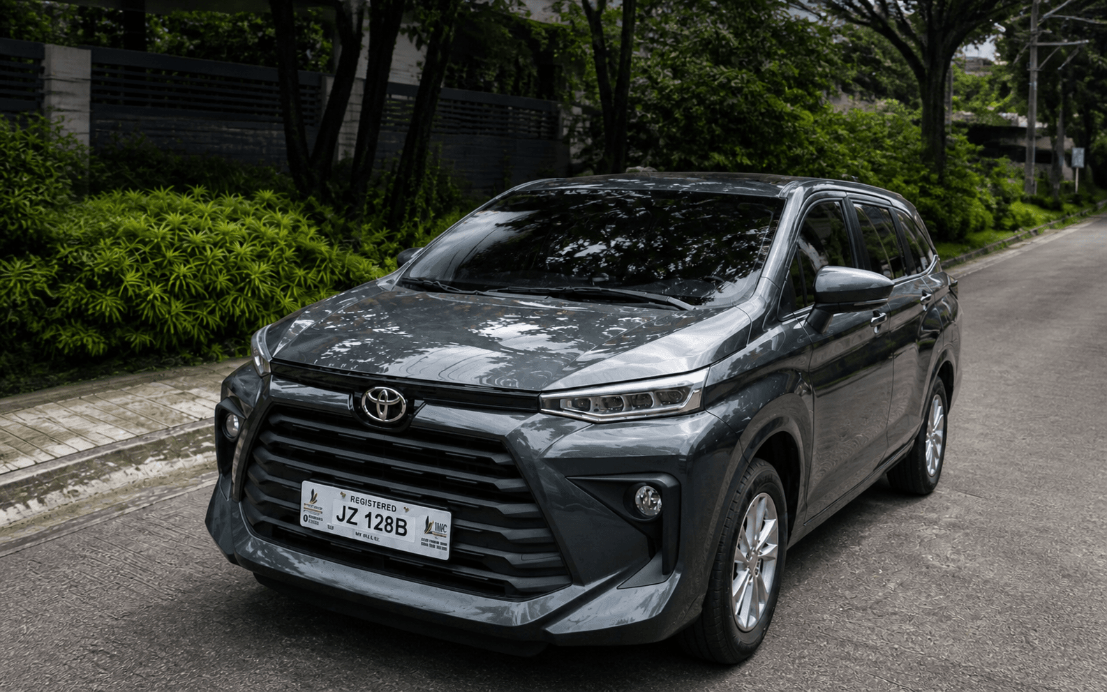 Gray Toyota Avanza seven-seater self-drive car available from CASA CAR RENTALS